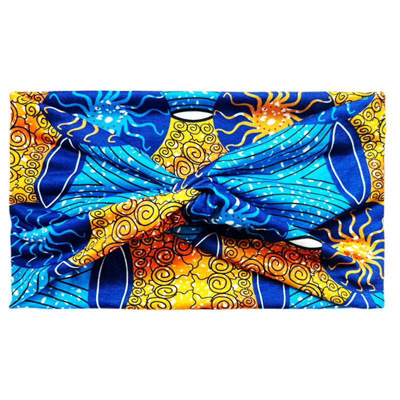 Wholesale Bohemian Yoga Sports Wide Anti sweat Stingy Cotton Headband